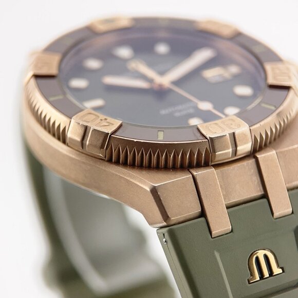 Maurice Lacroix Bronze Green Dial 43mm Automatic Movement Men’s Watch AI6058 - Picture 3 of 8